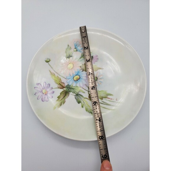 Vintage Plate Bavaria Schumann Arzberg Germany Artist Signed Hand Painted Decor - Picture 7 of 12